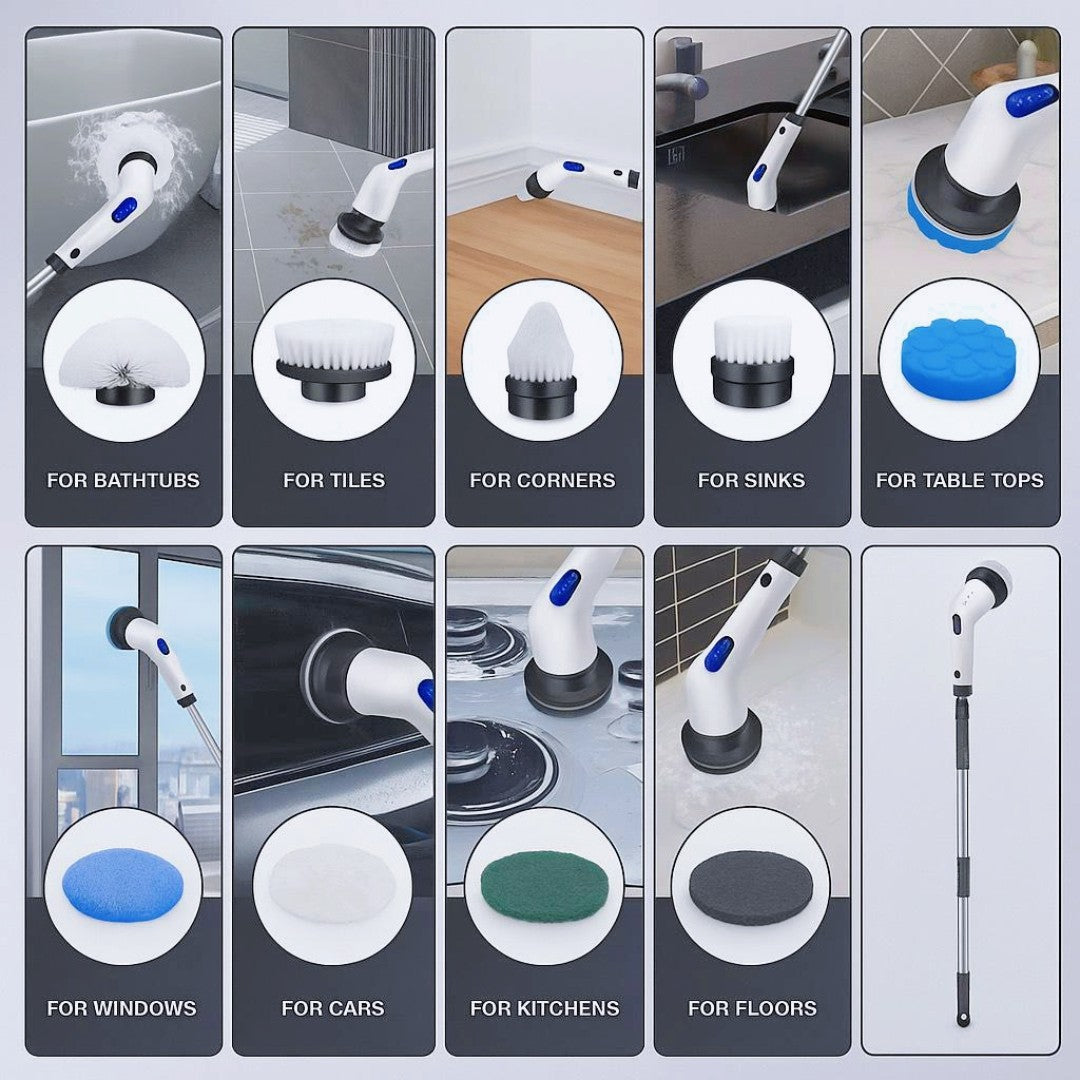 Effortless Clean™ 9-in-1 Total Home Scrubber Pro